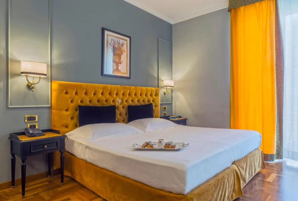 Hotel Grand Villa Politi slaapkamer