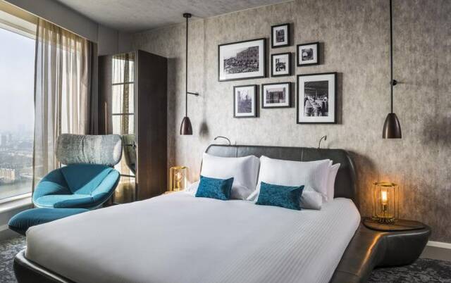 Tweepersoonskamer van Hotel Novotel Canary Wharf in Londen