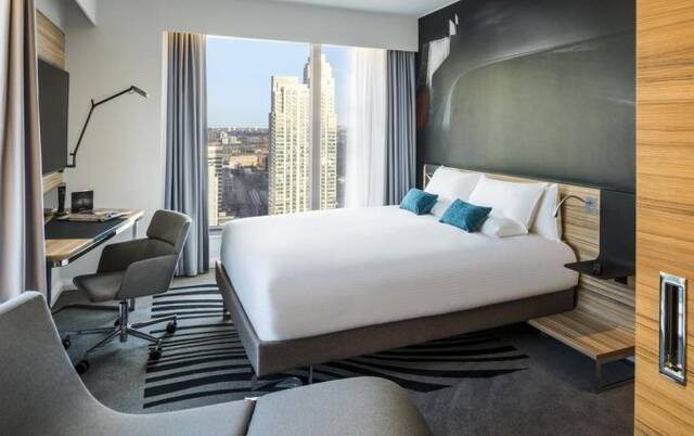 Tweepersoonskamer van Hotel Novotel Canary Wharf in Londen