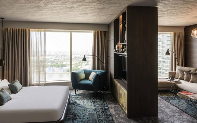 Tweepersoonskamer van Hotel Novotel Canary Wharf in Londen