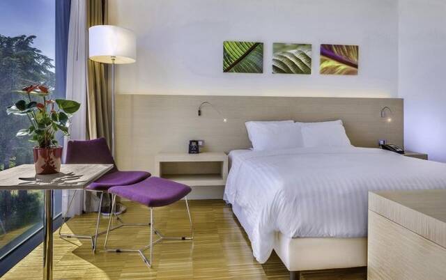 Slaapkamer van hotel Hilton Garden Inn Venice Mestre San Giuliano in Venetie