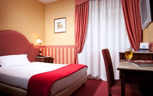 Tweepersoonskamer van Hotel Best Western Tritone in Venetie