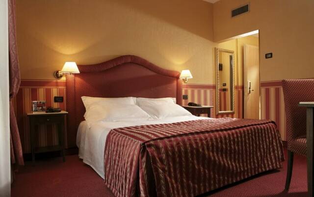 Tweepersoonskamer van Hotel Best Western Tritone in Venetie