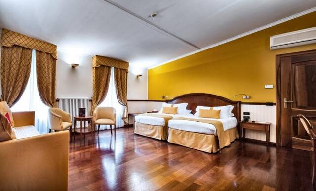 Tweepersoonskamer van WorldHotel Casati 18 in Milaan