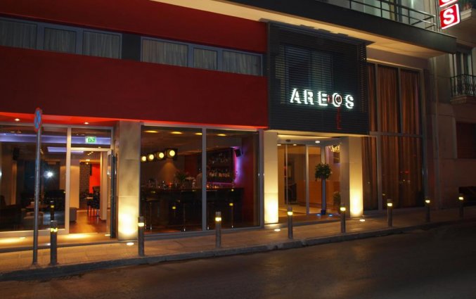 Gebouw van Hotel Areos in Athene